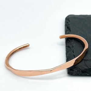 Copper Bracelet, Geometric Bracelet, Copper Cuff Bracelet, Unisex Copper Bracelet, Copper Jewelry