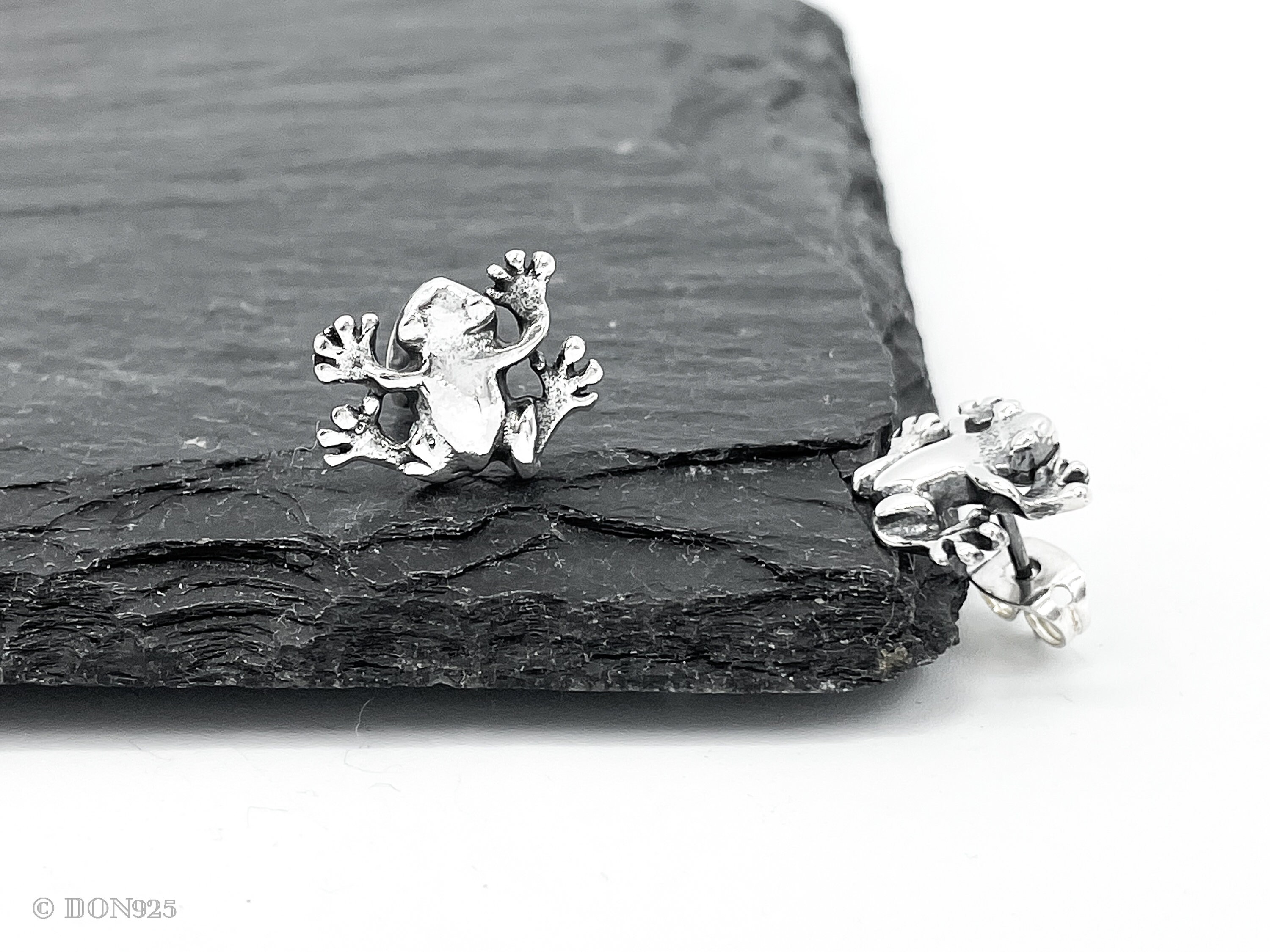 Cute Frog Stud Earrings - Animal Themed Jewelry For Men & Women, Fun Gift Accessories