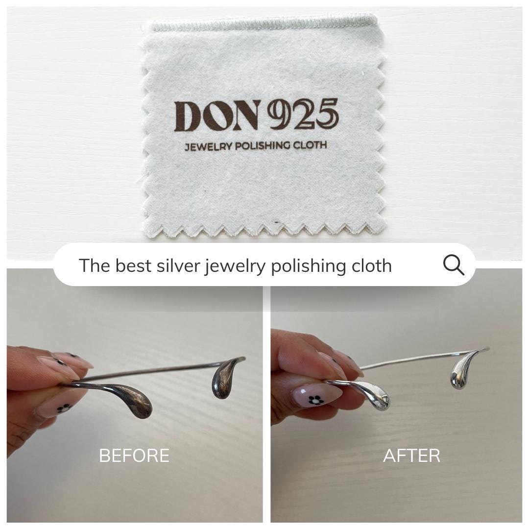 10 Or 20pc Anti-Tarnish Jewelry Polishing Cloths – Clean Silver & Gold