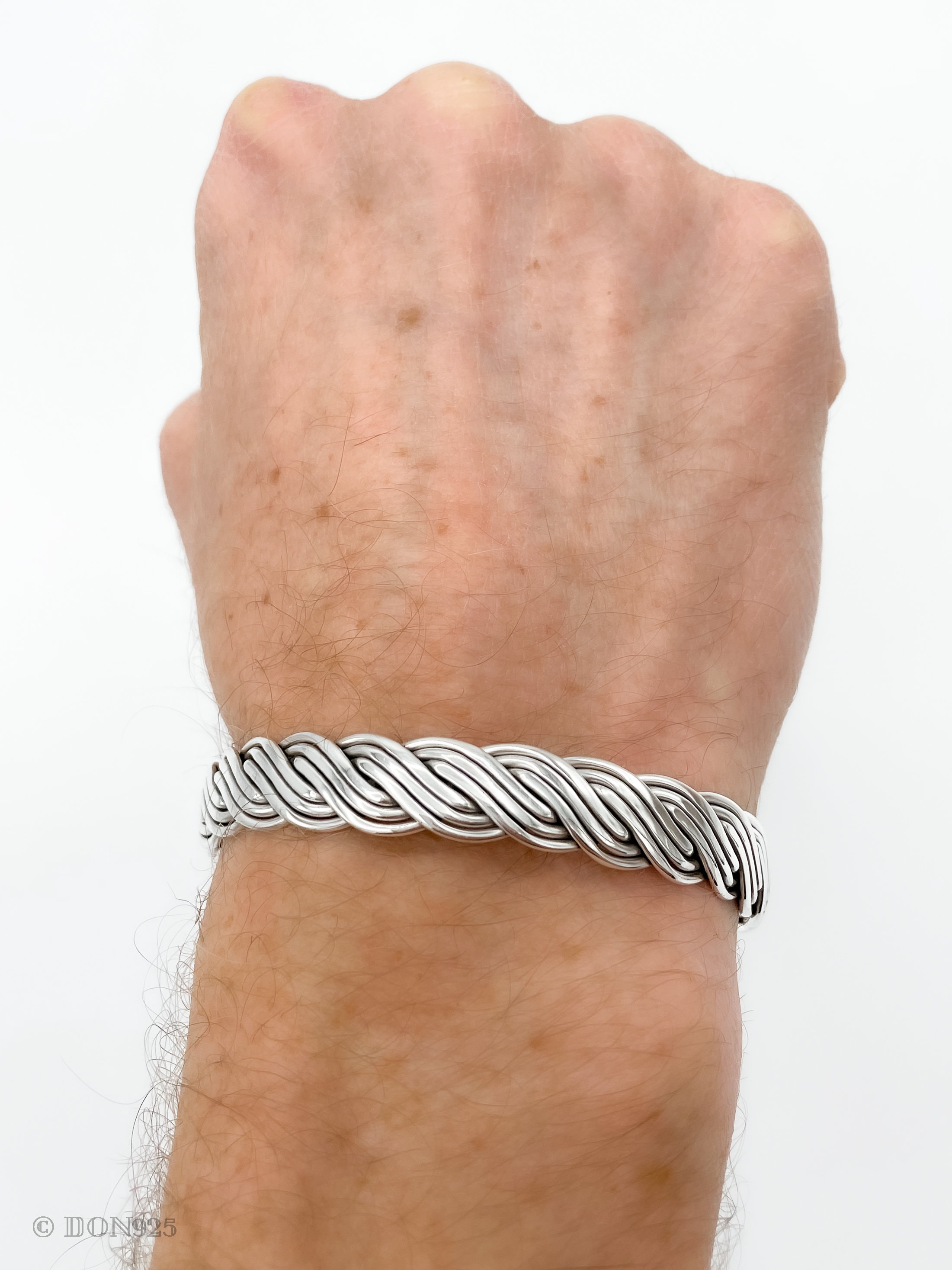 Mexico Silver Wavy Cuff - Etsy