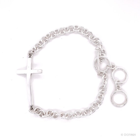 Sterling silver faith sale bracelet