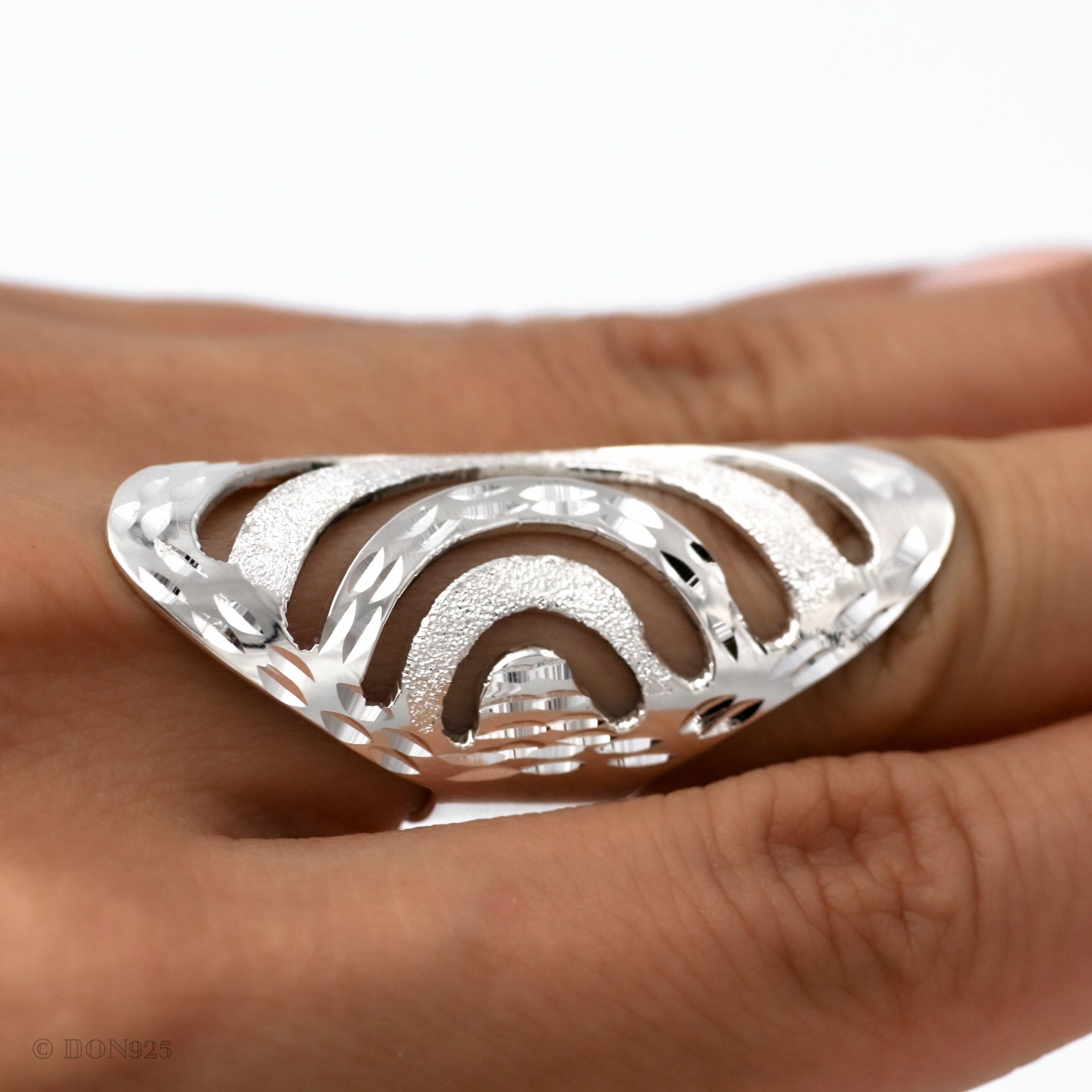 Sterling Silver | Iris Flower Ring - Lotus Fun