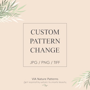 Custom Pattern Change | Custom seamless pattern color editing