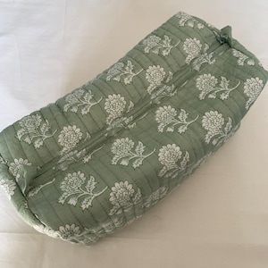Abstract Zipper Pouch Small Cotton Fabric Zipper Pouch Purse Organiser Bag Coin Card Purse Makeup Organiser Pouch Gift for Mom