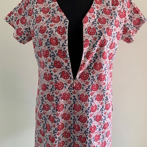 Printed Maternity Dress Nursing Wear Top With Breast Feeding Zip Pregnancy Wear Dress Summer Top Gift For Mom