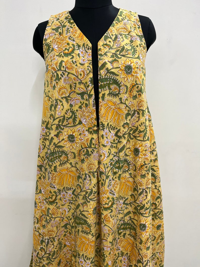 EXP - Sunshine yellow Printed Nursing Dress main image 1