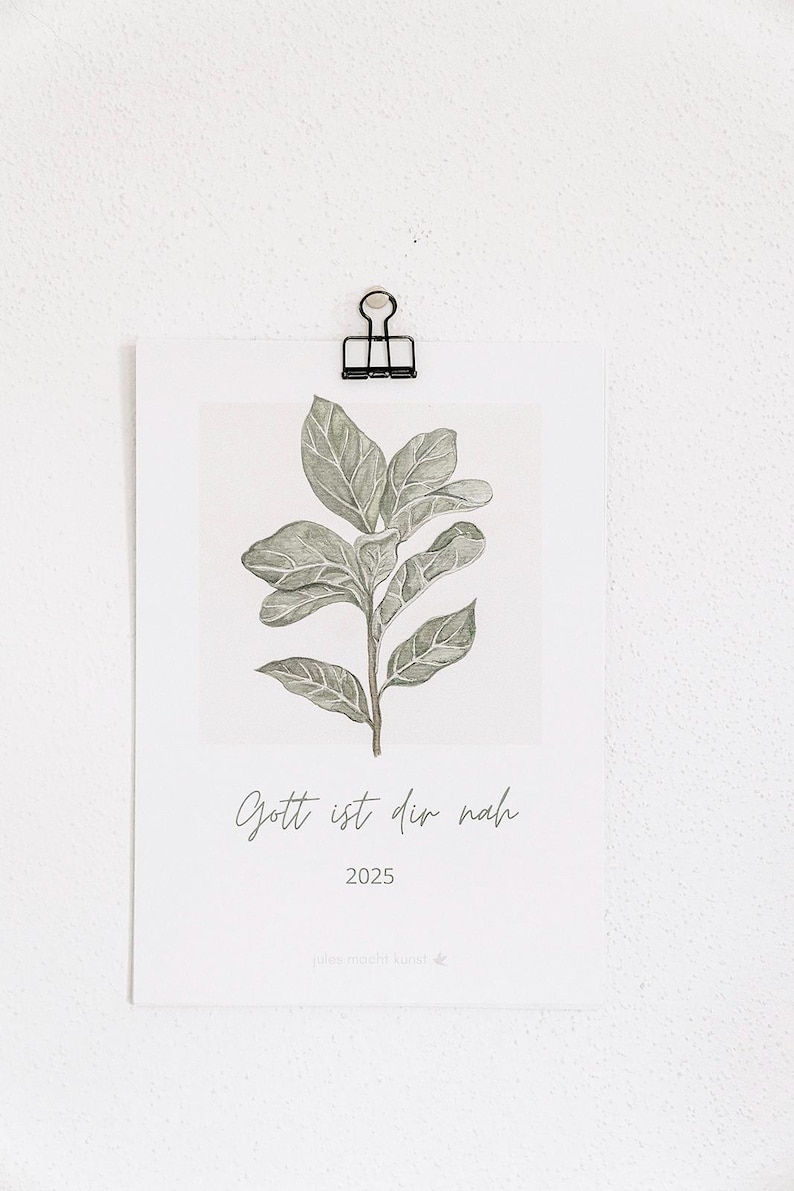 Christlicher Kalender 2025 A5 Etsy.de