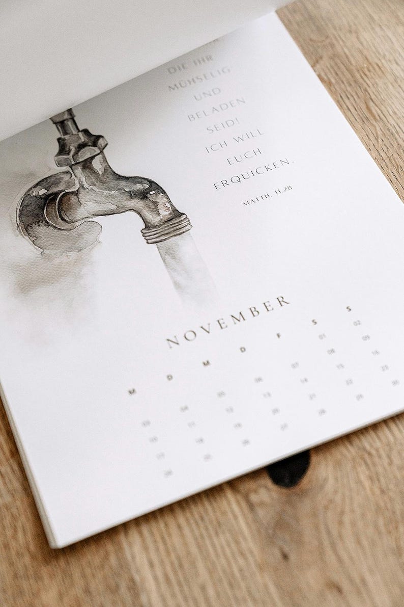 Christlicher Kalender 2025 A5 Etsy.de