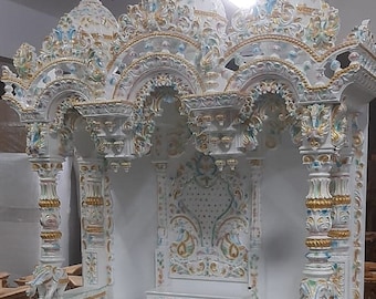 large hindu Temple beautiful hand carved design Traditional Puja Temple Handcrafted Mandir Temple Pooja Mandir for Home poja mandir