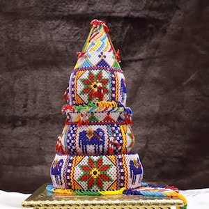Loti set, coconut with loti,moti ka lotiset,antic old coconut with loti,wedding decoration