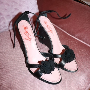 Black Wedge Heels Etsy Australia