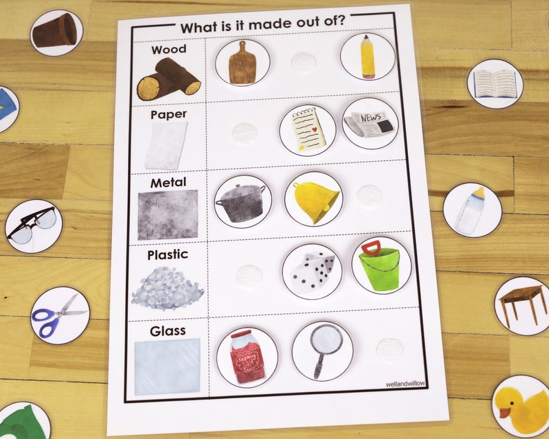 Sorting Materials Grade 1