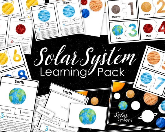 Solar System Planets Learning Pack  Homeschool Activities