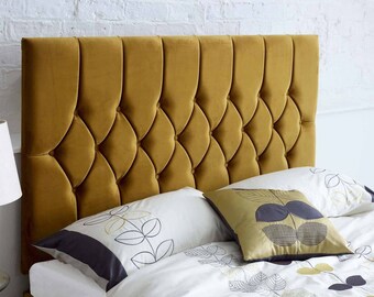 Velvet Headboard Etsy