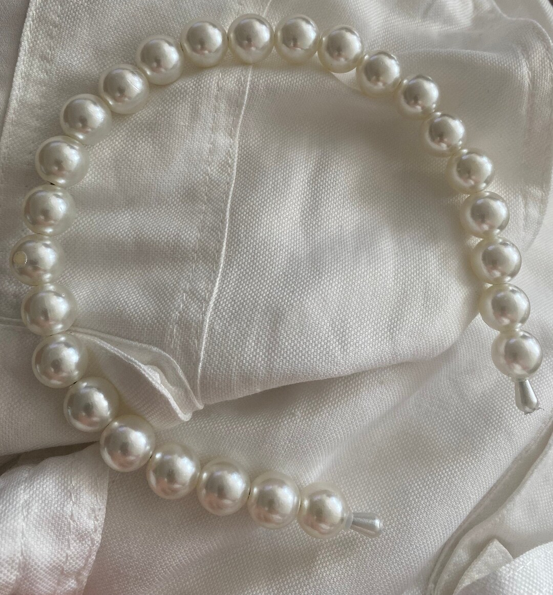 Pearl Headband/ Pearl Alice Band/ Pearl Crown/ Bridal - Etsy