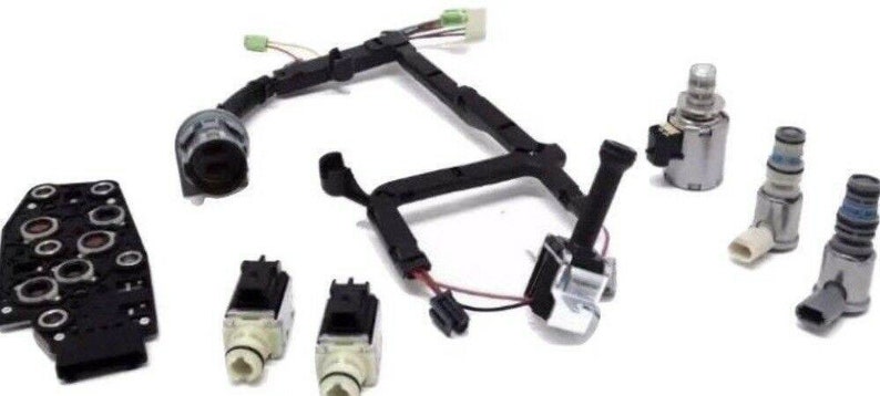 thumbnail image 2 of 7-Piece 4L60E Transmission Solenoid Kit With Harness - Fits 2003-2007 GM Vehicles (Chevy, Buick, Hummer, Etc.) 2 of 10
