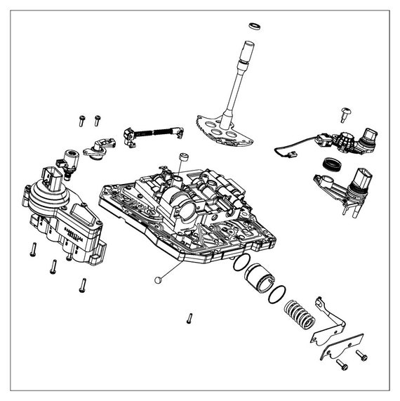 thumbnail image 2 of 42RLE Transmission Valve Body With Solenoid Block – Compatible With Dodge, Jeep, Chrysler V6 Models 2 of 10