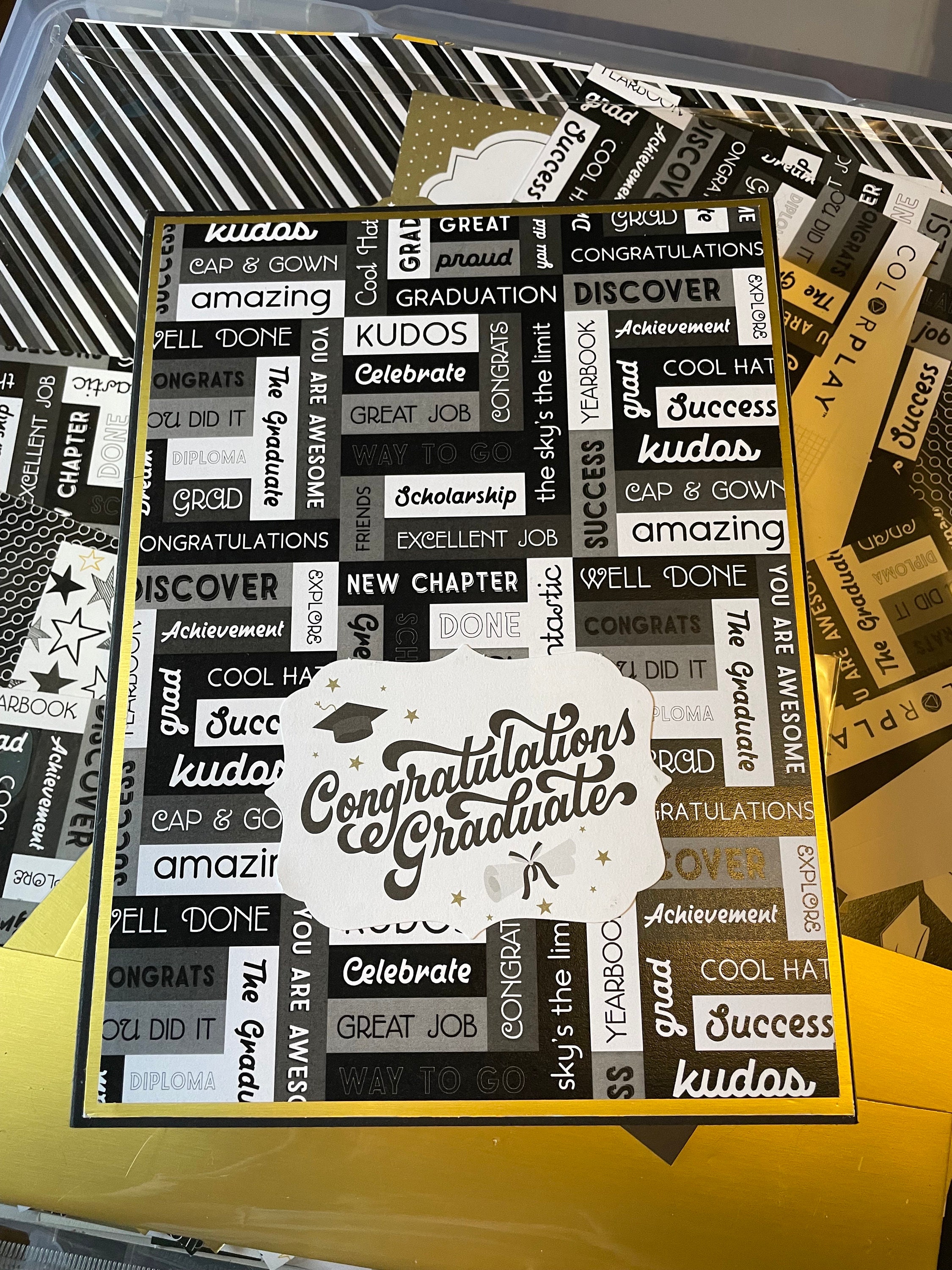 Graduation Folio, Mini Photo Album, Handcrafted Unique Gift, Memory