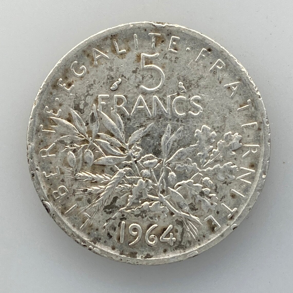 Valeur D Une Pièce De 5 Francs En Argent 1964