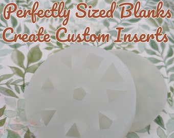 Insert Mold - Blanks for custom dice for inclusions, painted designs, and engraving
