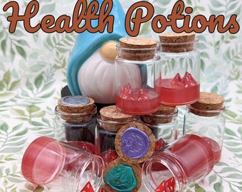 Health Potion with d4s - Thematic Tabletop Gaming Accessory