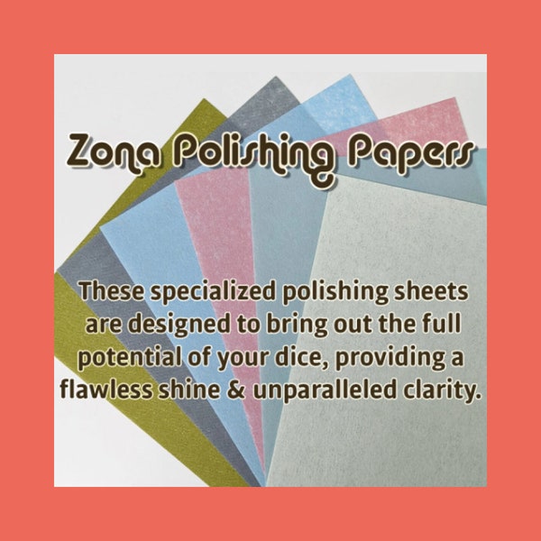 RPG Master Dice - Zona Paper Add-on for polishing