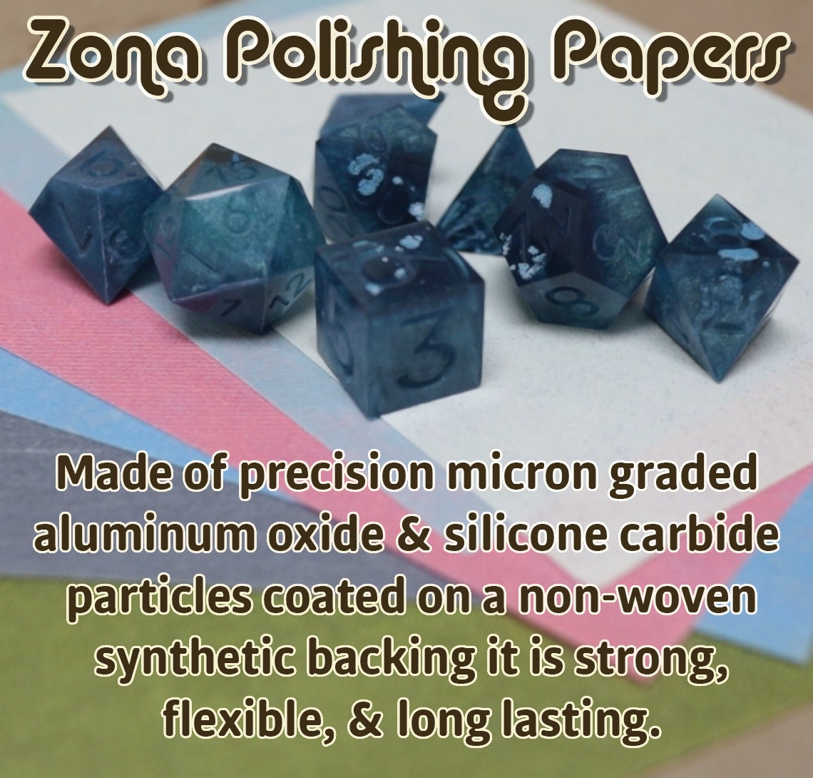 RPG Master Dice Zona Paper Add-on for Polishing 