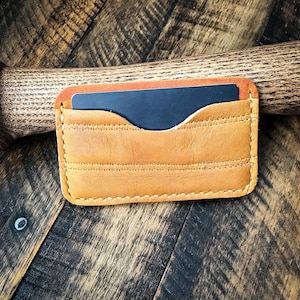 NOKONA Baseball Glove Leather Wallet, Monedero de cuero minimalista