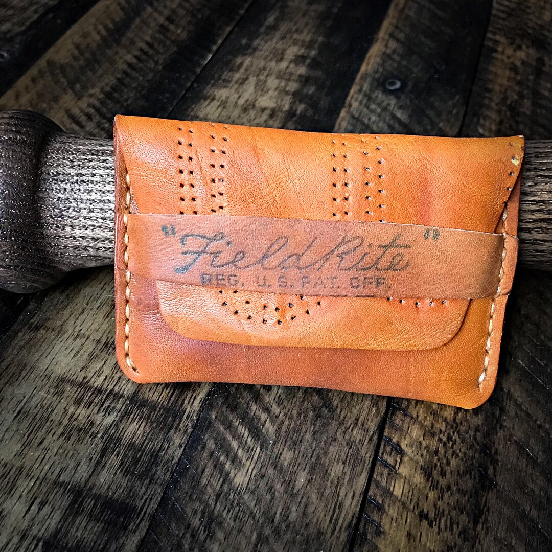 NOKONA Baseball Glove Leather Flap Wallet Minimalist Leather Etsy