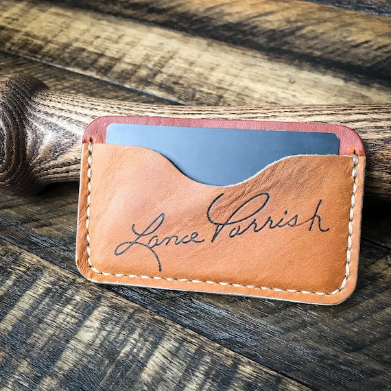 Repurposed baseball glove wallet 2025