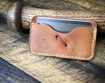 Baseball Glove Leather Wallet, Rawlings, Minimalist Leather Wallet