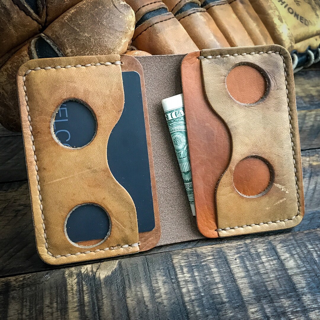 Cooper GM12 Hockey Goalie Glove Leather Bi Fold Wallet Etsy