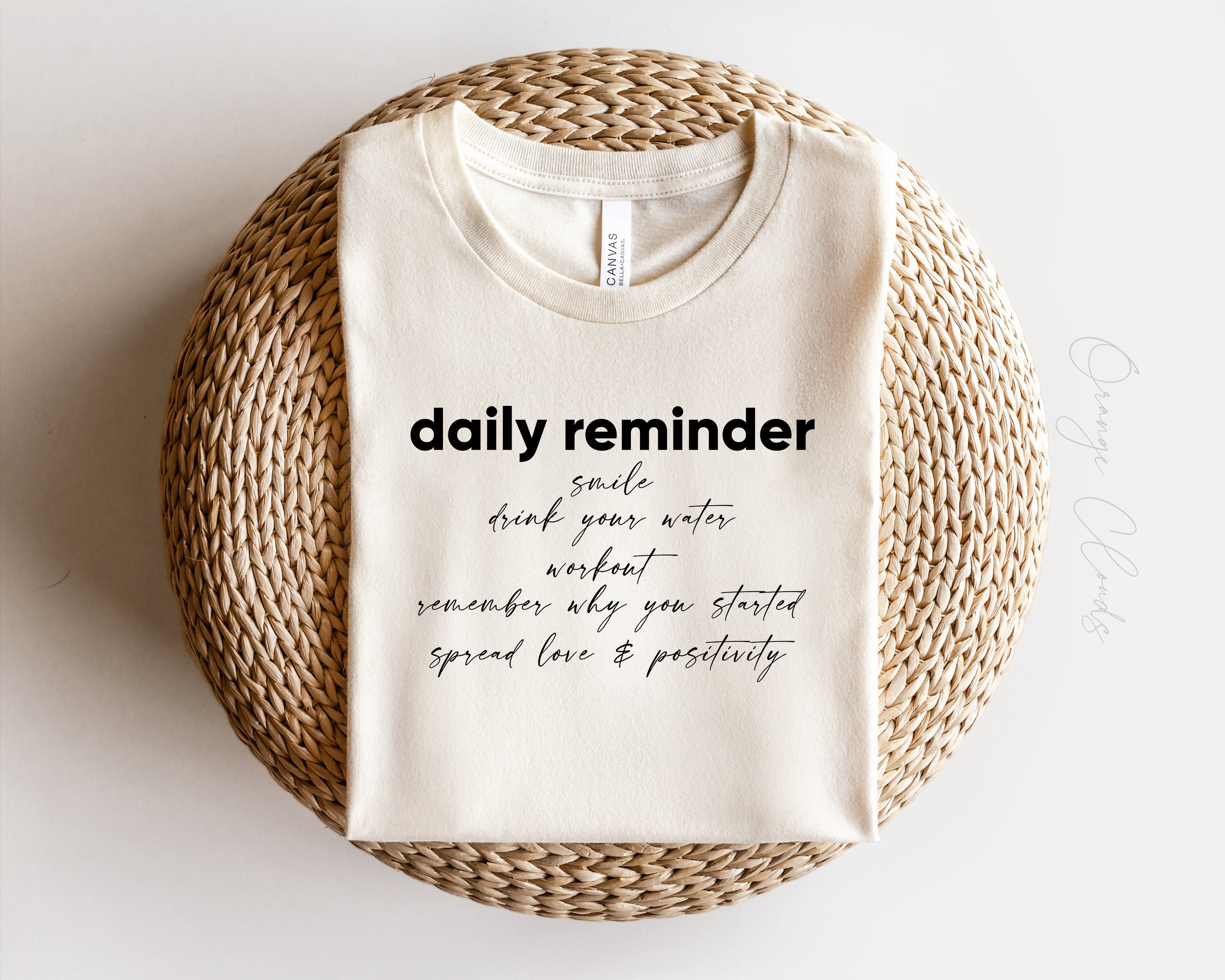 Daily Reminder Svg File Png File Digital Design File for Etsy