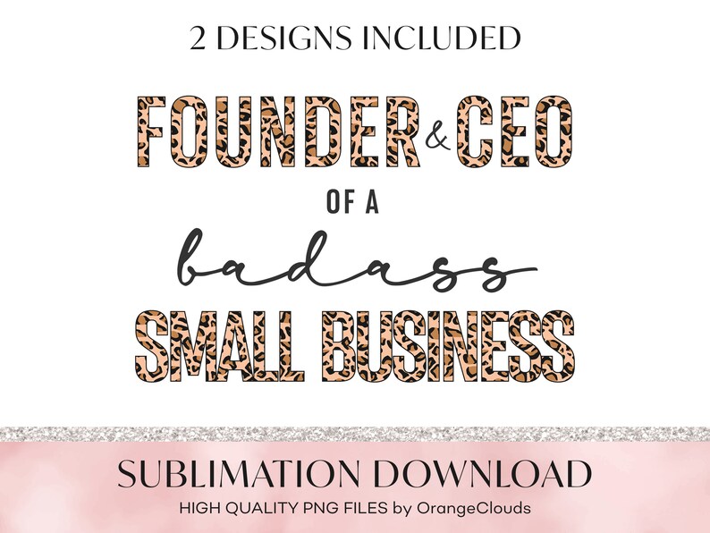 Download Cheetah Clip Art Digital Download Leopard Print Sublimation Design Sublimation Graphics Quotes Founder Ceo Small Business 2 Png Files Clip Art Art Collectibles Mukena Id