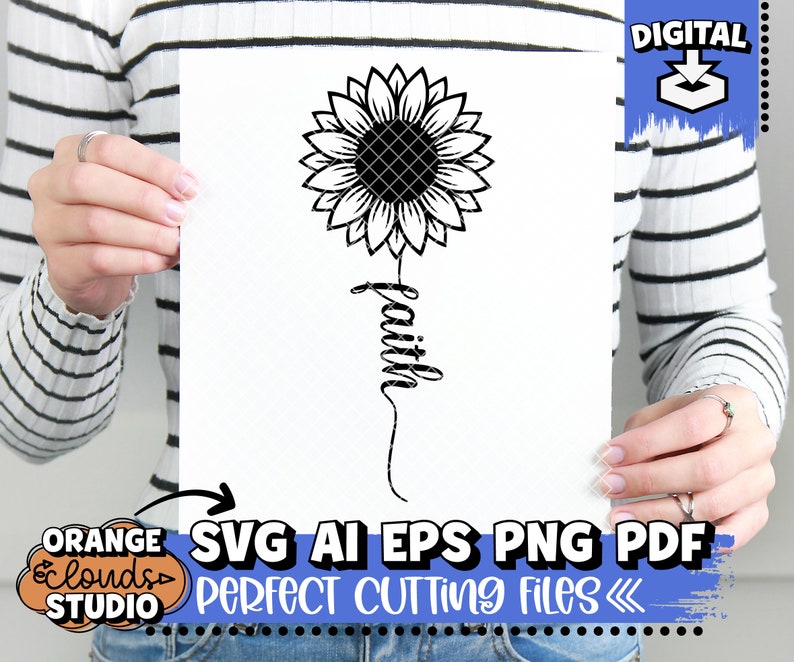 Free Free 157 Sunflower Faith Svg Free SVG PNG EPS DXF File