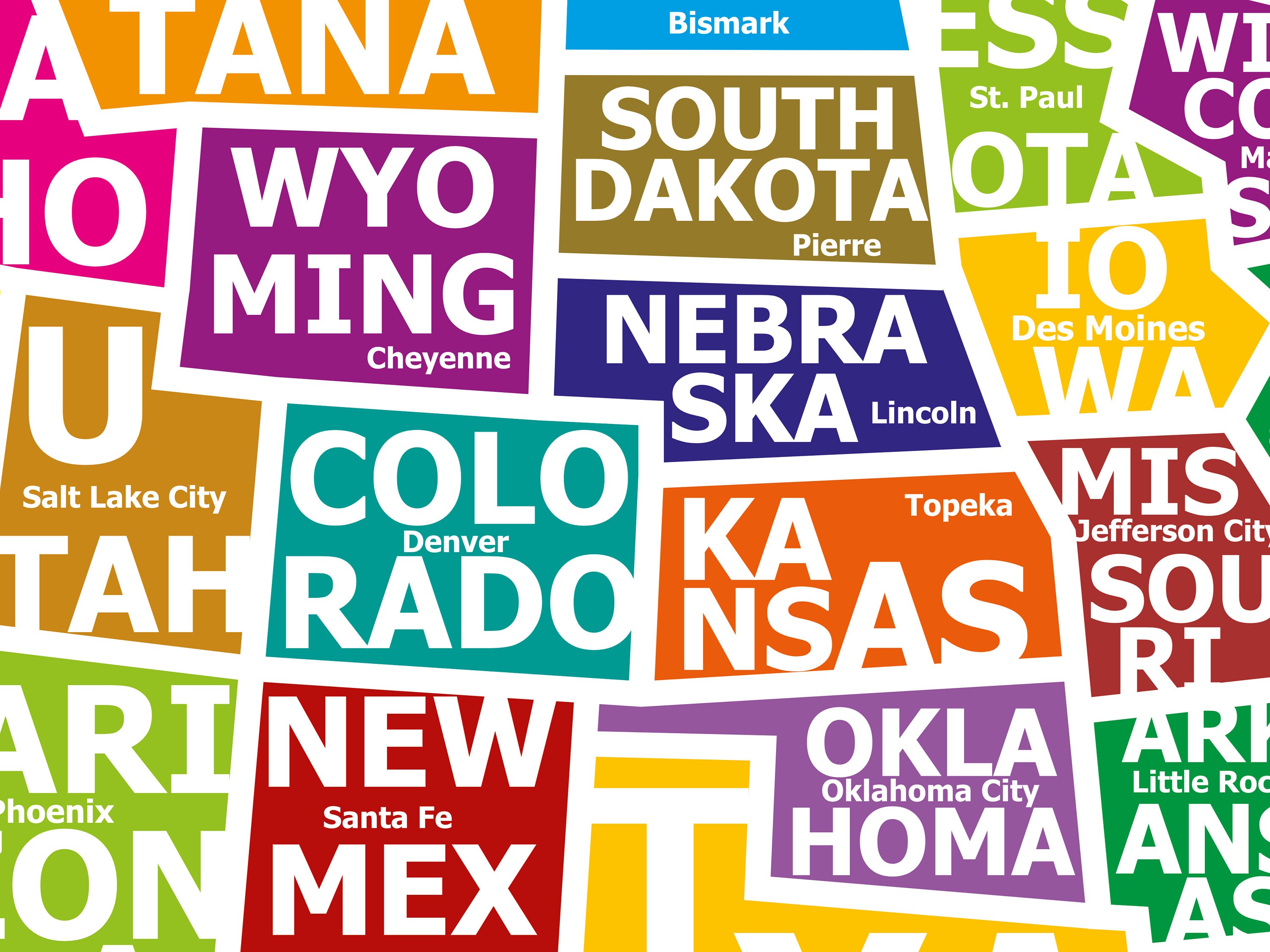 United States Map Poster USA Map - Il Fullxfull.3332223623 F664 