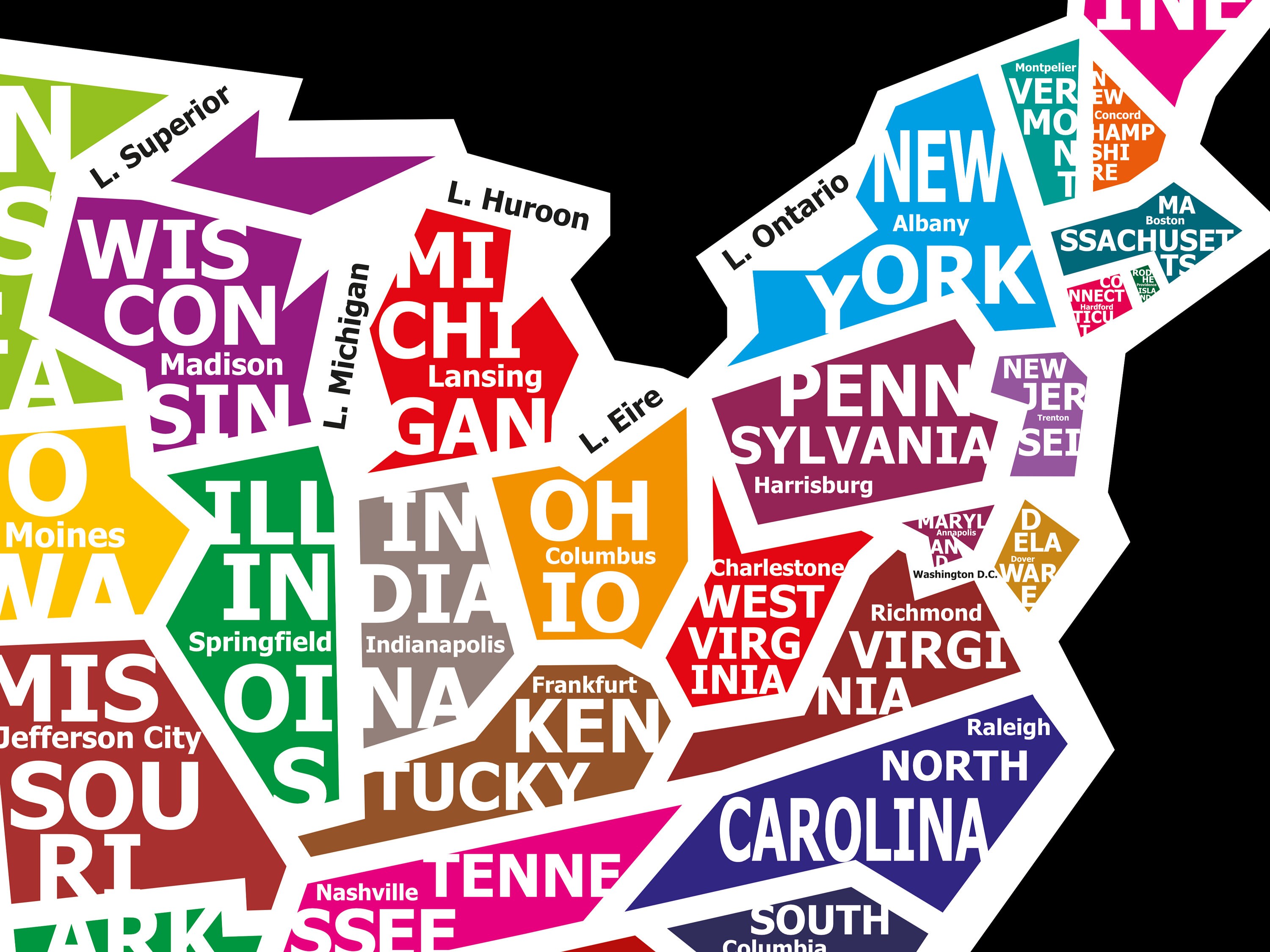 United States Map Poster USA Map - Il Fullxfull.3284530618 Pj3t 