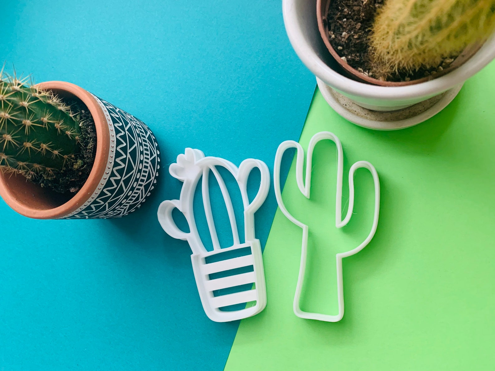 Cactus cookie cutter set / baking / cactus lover / cute cookie Etsy