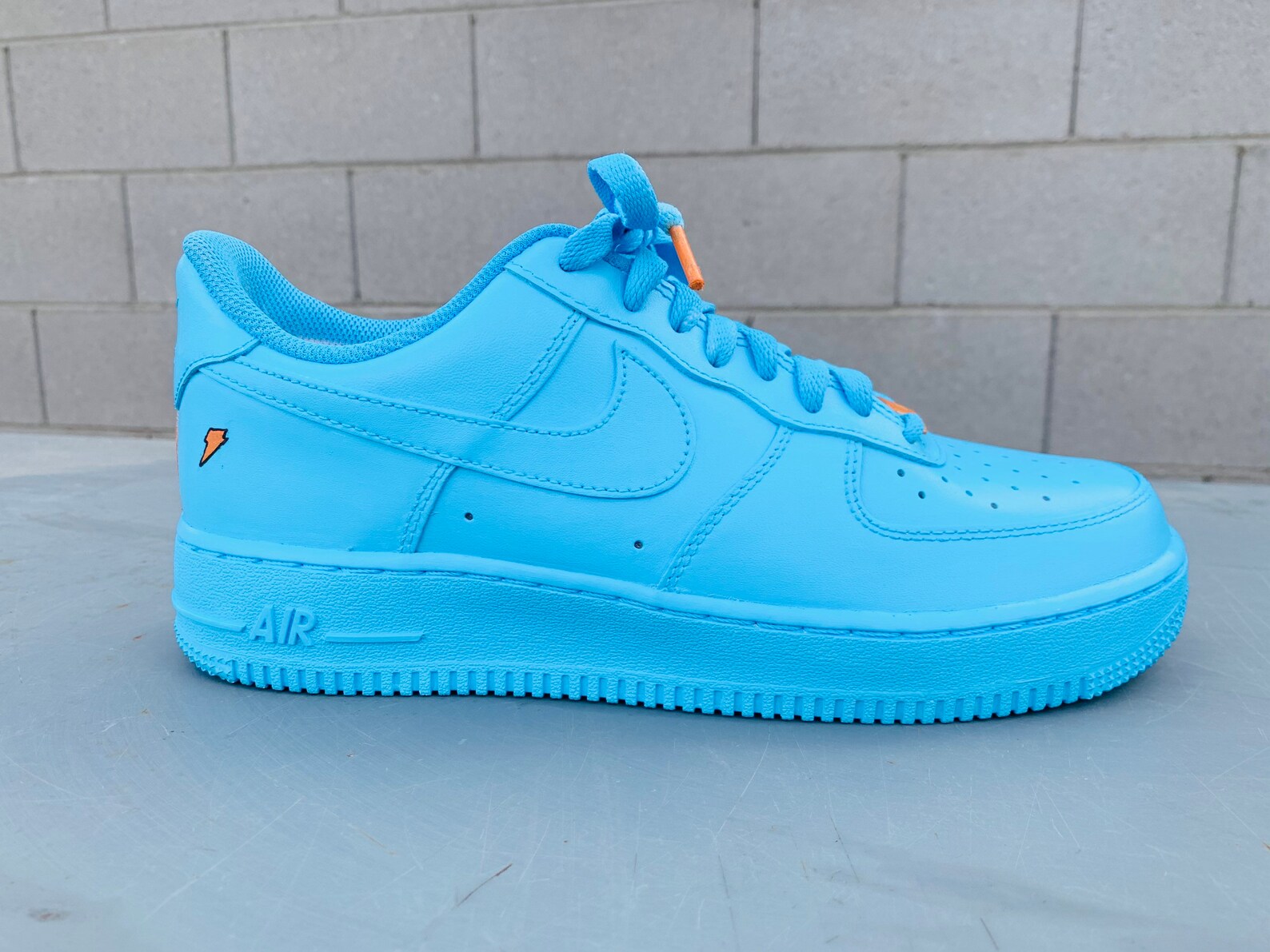 Gatorade azul personalizado Air Force 1s Todos los tamaÃ±os de | Etsy