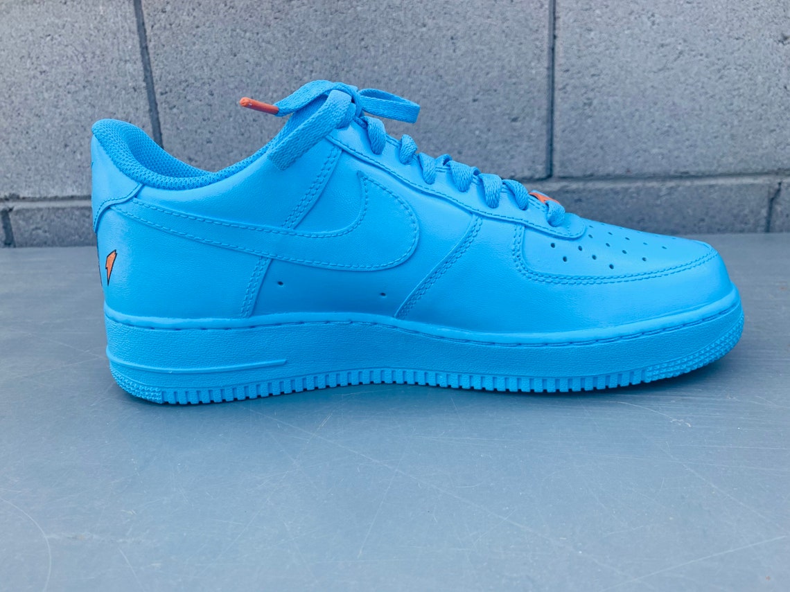 Gatorade custom blue Air Force 1s All age sizes Custom | Etsy
