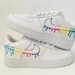 Pastel Drip Custom Air Force 1s Various sizes available / women’s shoes / kids shoes / Custom shoes / Jordans / gift ideas / cute /