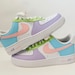 Pastels Custom Air Force 1s Various sizes available / women’s shoes / big kids shoes / Custom shoes / Jordans / gift ideas / cute /