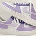 Purple Custom Air Force 1s every size available / Womens shoes / kids shoes / custom shoes / pastel / Jordans / gift ideas / cute