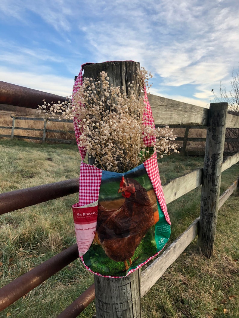 Upcycled Horse Feed Bag-- First three orders get a FREE MASK and FREE shipping Essential Bag