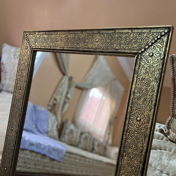 Large Gold Wall Mirror - Etsy