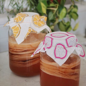 Kombucha Cloth Cover: Reusable Cotton Fermentation Lid