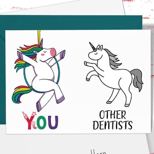 Card for Dentist Birthday Gift Dentist, Greeting Card for Dentist, Appreciation Card, Thank You Card