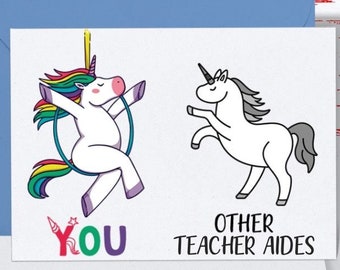 Teacher Aide Card Etsy Teacher Aide Card Etsy