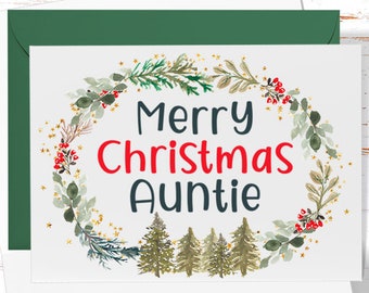 Free Auntie Christmas Card 2022 Photos