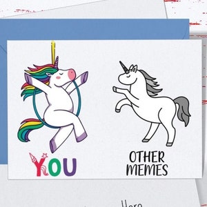 Card for Meme, Birthday Card for Meme, Greeting Card for Meme, Grandparents Day Card, Mother&#39;s Day Card